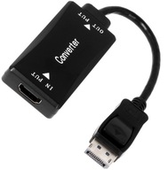 Konwerter HDMI do Displayport Adapter DP 4K@30Hz