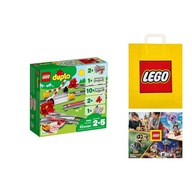 LEGO DUPLO č. 10882 - Železničné trate +Taška +Katalóg LEGO 2024
