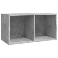 Półka na płyty winylowe VidaXL 34x36x71 cm szary beton
