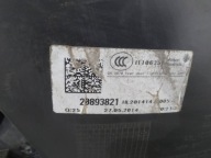 upholstery side left rear part C Opel Zafira III (2011- )