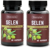 Skoczylas Selén, vitamín E, piperín 120 kapsúl Antioxidant Trávenie