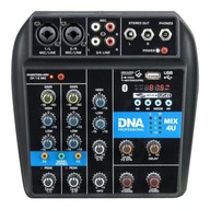 DNA MIX 4U mikser audio konsoleta USB MP3 Bluetooth analogowy 4 kanały