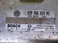 VW GOLF IV control unit of the engine 0281011819