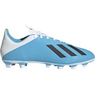 Buty piłkarskie adidas X 19.4 FxG niebiesko białe F35378