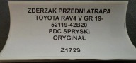 front bumper grille TOYOTA RAV4 V GR 19- original 52119-42B20