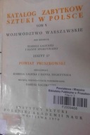 Katalog Zabytkow Sztuki w Polsce Tom X Wojewodztwo