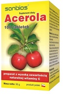 Acerola 100 tabletek SANBIOS