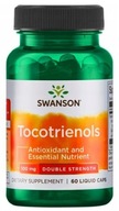 Swanson Tokotrienole 100mg 60kaps. Forte Vitamín E Cholesterol Energia