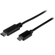 StarTech USB2CUB2M kabel USB 2 m USB 2.0 USB C Micro-USB B Czarny