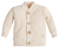 Bluza niemowlęca kaftanik bawełna prążek Makoma Harmony Natural Beige 62 cm