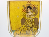 Świecznik obraz G. Klimt Adele kryształ Goebel