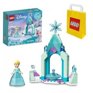 LEGO Disney Dziedziniec zamku Elzy + torba prezentowa LEGO