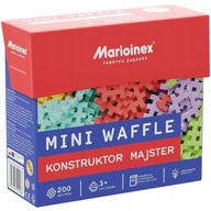 Klocki Konstrukcyjne Majster 200 el Marioinex Wafle Mini Waffle Konstruktor
