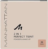 Manhattan 2in1 Perfect Teint Puder do twarzy 20 Peach 9g