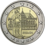 2 euro 2010 Mennícka brána (UNC) A - Štátna mincovňa v Berlíne