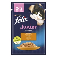 1x 85g FELIX Junior kurczak karma dla kota