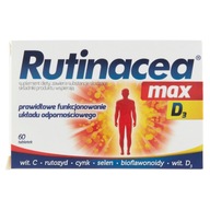 RUTINACEA MAX D3 wsparcie odporności 60 tabletek