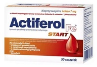 Actiferol Fe START żelazo bioprzyswajalne 7mg 30x