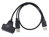 ADAPTER USB 2.0 NA SATA 2,5 DO DYSKU HDD SSD KONWERTER KABEL PRZEJŚCIÓWKA