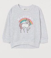 H&M bluza dresowa unicorn z jednorożcem 2-4 l 98/104 E123