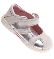 Detské poltopánky Béžové topánky so zapínaním na suchý zips 4957 19