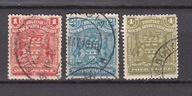 BRITISH SUDAFRICA Mi 59,61,63 HERB z 1898