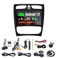 2DIN autorádio Android 13 pre Mercedes Benz C Class CLK Class W209