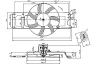 Nissens 85712 Wentylator, chłodzenie silnika