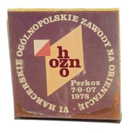 Odznaka zawody Perkoz 1978 harcerska ZHP