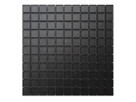 MOZAIKA SKLENENÁ SOFT BLACK ČIERNA MAT 30x30cm 8mm