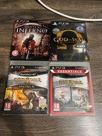 God of war Collection Volume II + I + Wstąpienie Steelbook + Dantes inferno