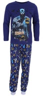 Tmavomodré pyžamo BATMAN DC COMICS 7-8 rokov 128 cm