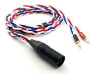 Ručne vyrobený vyvážený kábel pre FOCAL ELEGIA varianty, konektor XLR 4