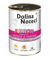 Mokra karma Dolina Noteci Junior indyk 0,4 kg