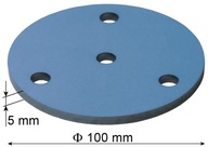 Marka montażowa, blacha montażowa fi 100 mm