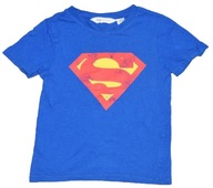 H&M BLUZKA T-SHIRT SUPERMAN 110/116