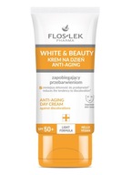 FLOSLEK Pharma White&Beauty Krem na dzień Anti-Aging zapobiegający przebarw