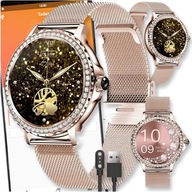 SMARTBAND BAND OKOSÓRA FEJPÁNT SMART AMOLED NŐI KARÓRA WATCH MENÜ PL