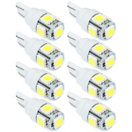 8x Żarówka W5W 5x LED 5050 T10 W3W diody SMD 3chip