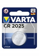 Bateria litowa VARTA CR2025 CR 2025 3V x 1 sztuka