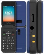 Telefon z klapką myPhone Flip LTE dla seniora SOS VoLTE 1000 mAh Aparat