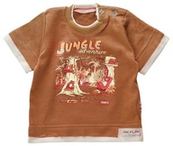 MK GOLIŃSCY t-shirt dziecięcy brązowy bawełna rozmiar 80 (75 - 80 cm)