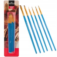 MŰVÉSZI FESTŐECSETEK 6db-OS FESTŐECSET KÉSZLET