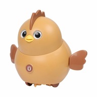 Chodiaca kačica Zábavná pohyblivá hračka s hudbou a svetlami Brown Chick