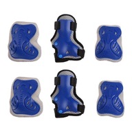 Children Knee Elbow Wrist Pads Blue S for Age 3-8