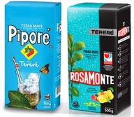 Yerba Mate Pipore + Rosamonte Zestaw TERERE 2x500g