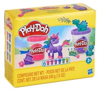 Play-Doh Ciastolina ZESTAW BŁYSZCZĄCY 6 TUB Hasbro F9932