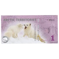 Banknot, USA, Dollar, 2012, 1 DOLLAR ARTIC TERRITO
