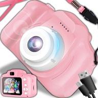 Digitálny fotoaparát Retoo aparat cyfrowy dla dzieci ružový