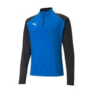 Koszulka piłkarska męska PUMA Teamliga 1/4 Zip Top niebieska 657236 02 M